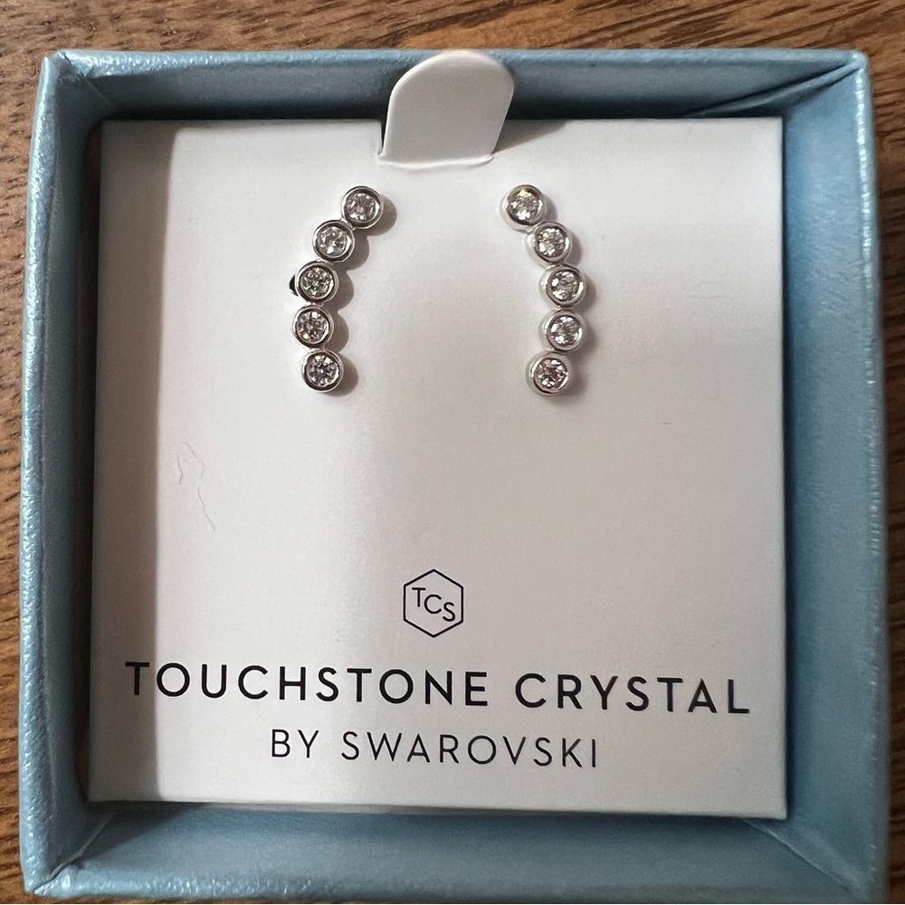 Swarovski Urban Climber Earrings TOUCHSTONE CRYSTAL